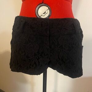 Candie's Black Lace Mini Shorts Y2K festival grunge whimsygoth